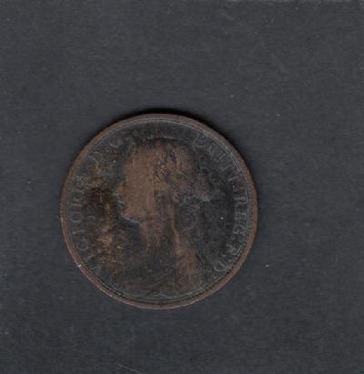 Beschrijving: 1/2 Penny  VICTORIA 